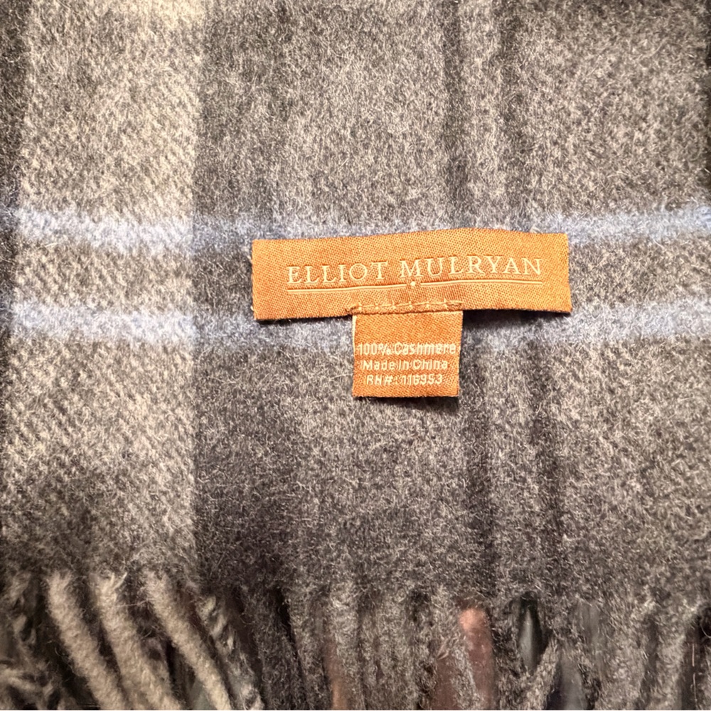 Elliot Mulryan 100% cashmere Scarf - Picture 3 of 6